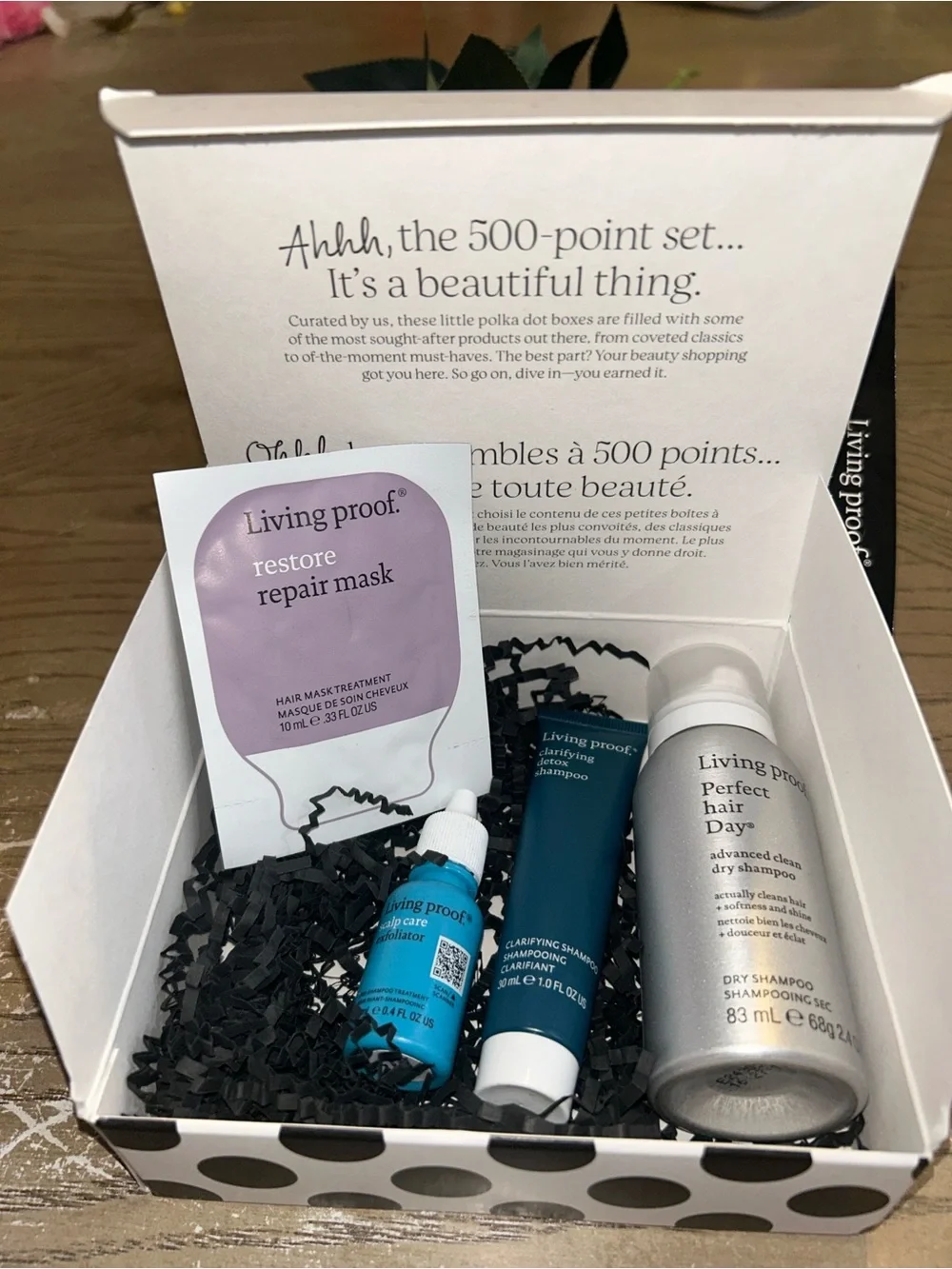 Living Proof Deep Clean Starter Kit - Light Blue and White Packaging